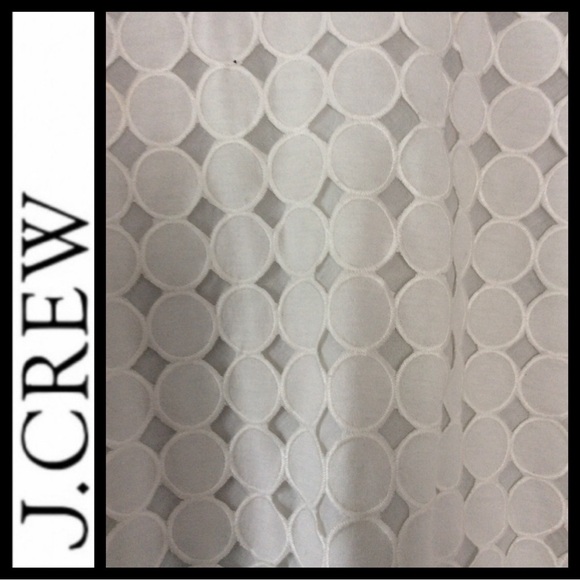 NWOT J.Crew Scoop Neck Eyelet Circle Tank - Picture 5 of 6